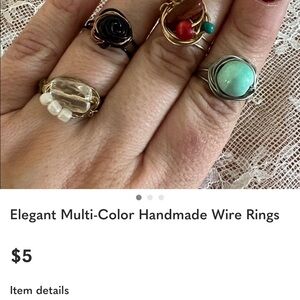 Handmade Wire Rings